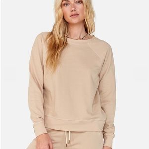 Mate the Label Organic Terry Raglan Sweatshirt Latte